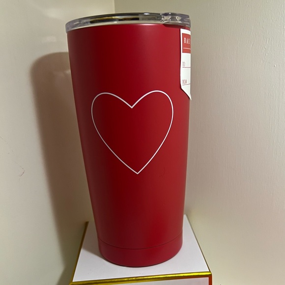 Rae Dunn Other - Rae Dunn Red Heart Insulated Travel Mug
